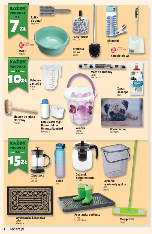 Leclerc - gazetka promocyjna Oferta E.Leclerc od środy 08.04 do soboty 18.04 - strona 4