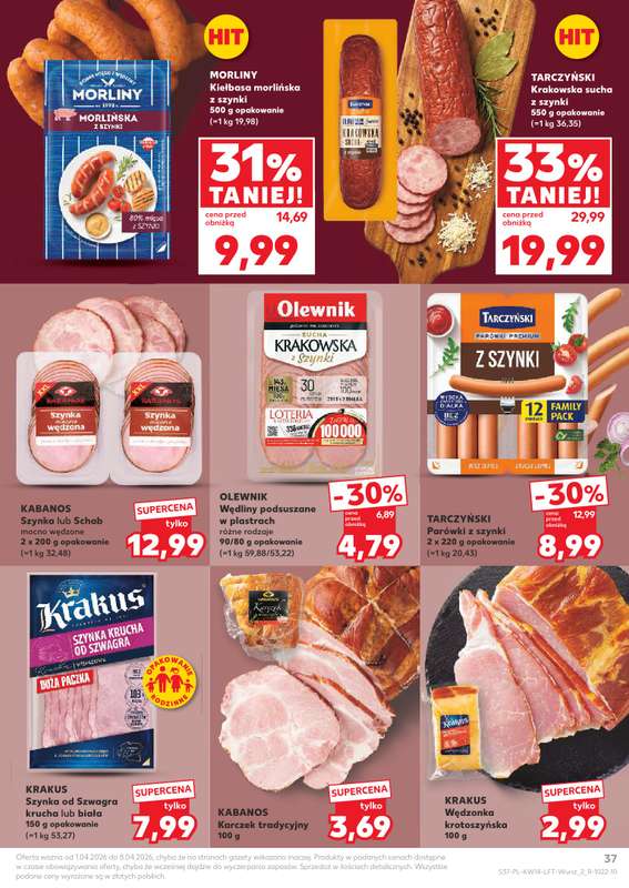 Kaufland - gazetka promocyjna Gazetka Tygodnia od czwartku 09.04 do środy 15.04 - strona 37