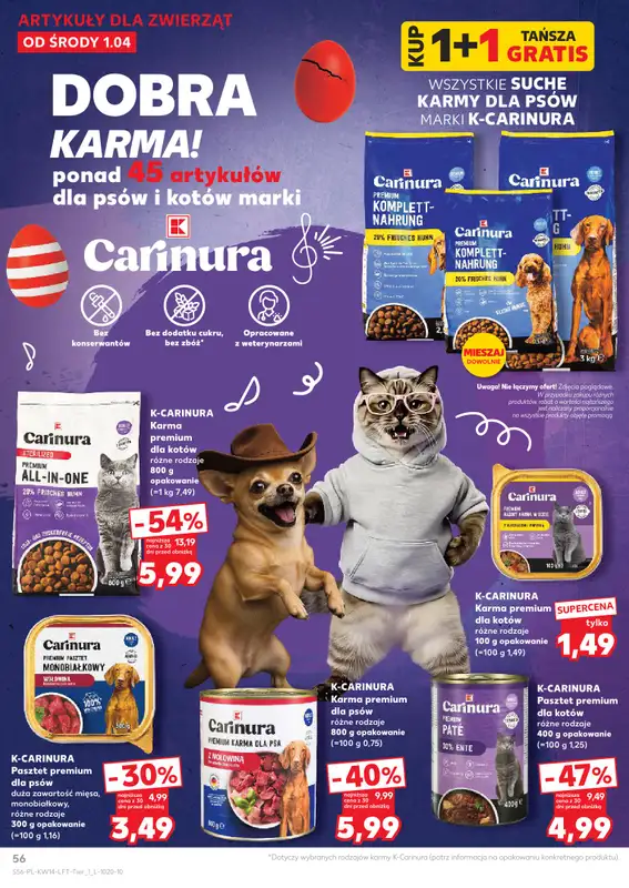 Kaufland - gazetka promocyjna Gazetka Tygodnia od czwartku 09.04 do środy 15.04 - strona 56