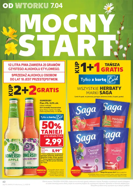Kaufland - gazetka promocyjna Gazetka Tygodnia od czwartku 09.04 do środy 15.04 - strona 62