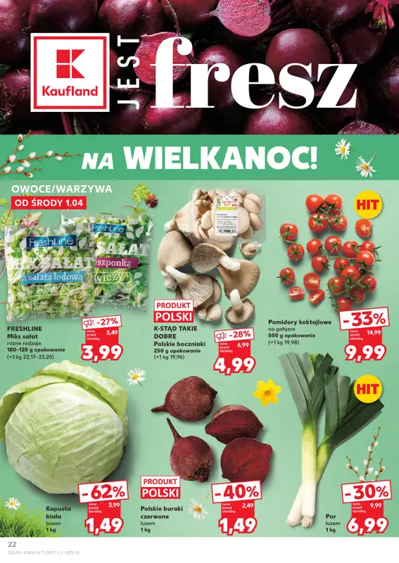 Kaufland - gazetka promocyjna Gazetka Tygodnia od czwartku 09.04 do środy 15.04 - strona 22