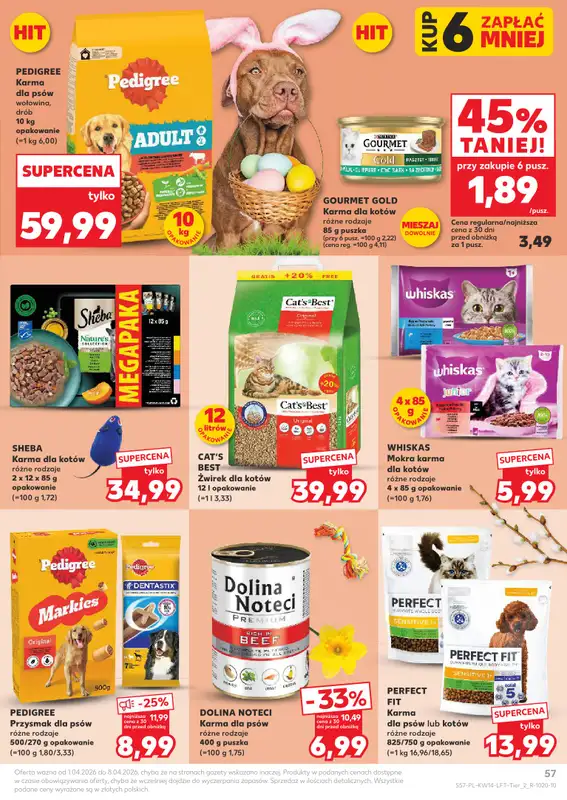 Kaufland - gazetka promocyjna Gazetka Tygodnia od czwartku 09.04 do środy 15.04 - strona 57