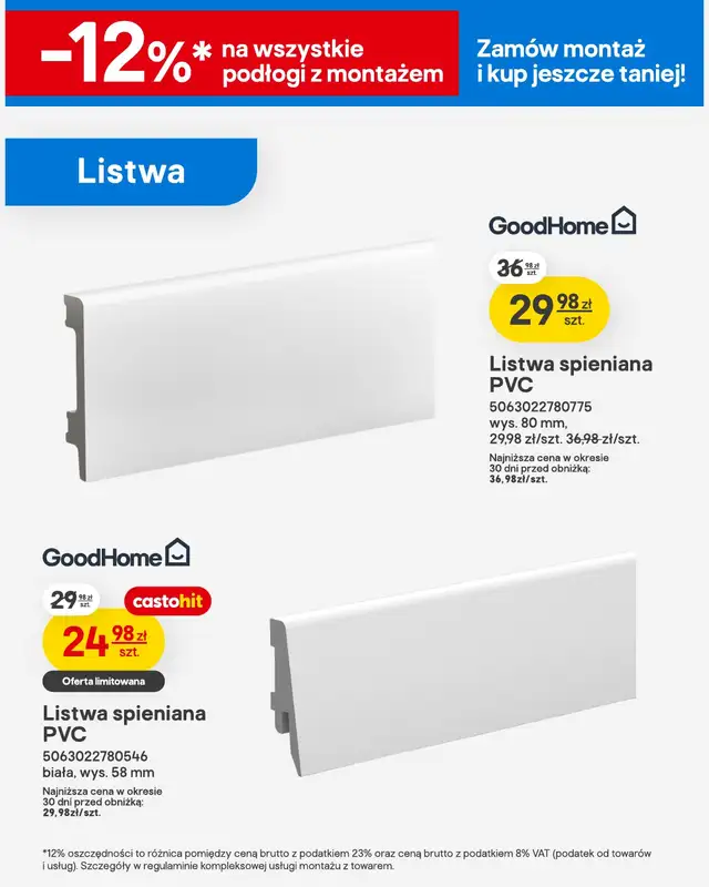 Castorama - gazetka promocyjna Podłogi, gresy, drzwi od wtorku 07.04 do wtorku 21.04 - strona 11