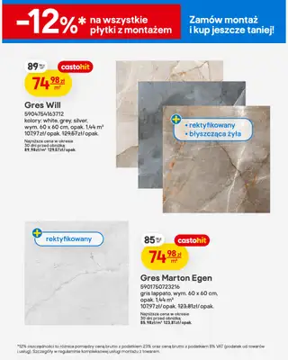 Castorama - gazetka promocyjna Podłogi, gresy, drzwi od wtorku 07.04 do wtorku 21.04 - strona 14