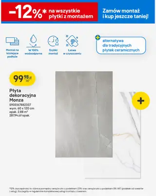 Castorama - gazetka promocyjna Podłogi, gresy, drzwi od wtorku 07.04 do wtorku 21.04 - strona 19