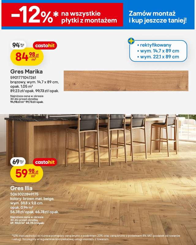 Castorama - gazetka promocyjna Podłogi, gresy, drzwi od wtorku 07.04 do wtorku 21.04 - strona 13