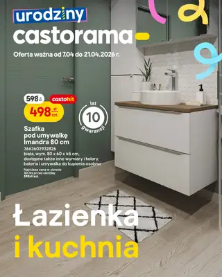 Castorama - gazetka promocyjna Łazienka i kuchnia od wtorku 07.04 do wtorku 21.04