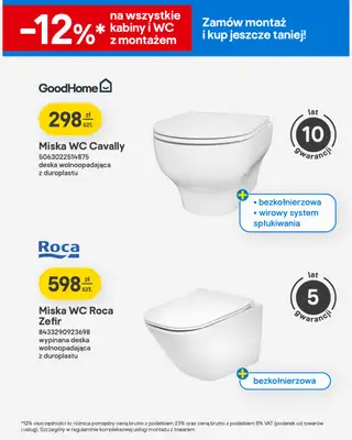 Castorama - gazetka promocyjna Łazienka i kuchnia od wtorku 07.04 do wtorku 21.04 - strona 9