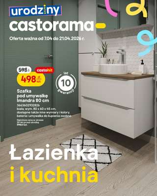 Castorama - gazetka promocyjna Łazienka i kuchnia od wtorku 07.04 do wtorku 21.04