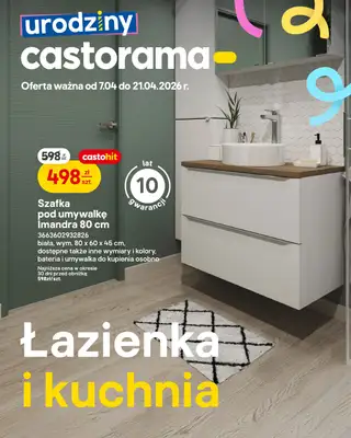 Castorama - gazetka promocyjna Łazienka i kuchnia od wtorku 07.04 do wtorku 21.04