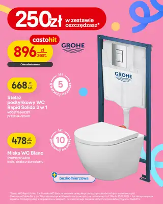 Castorama - gazetka promocyjna Łazienka i kuchnia od wtorku 07.04 do wtorku 21.04 - strona 10