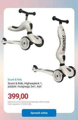 Smyk - gazetka promocyjna Do -30% na rowerki, hulajnogi, akcesoria od piątku 03.04 do poniedziałku 13.04 - strona 9