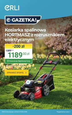 ERLI - gazetka promocyjna Hity do ogrodu i na balkon do – 54%! od poniedziałku 06.04 do niedzieli 12.04