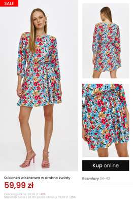 Top Secret - gazetka promocyjna Sukienki z wyprzedaży od 39,99 zł od piątku 03.04 do poniedziałku 13.04 - strona 8