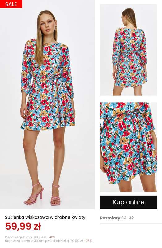 Top Secret - gazetka promocyjna Sukienki z wyprzedaży od 39,99 zł od piątku 03.04 do poniedziałku 13.04 - strona 8