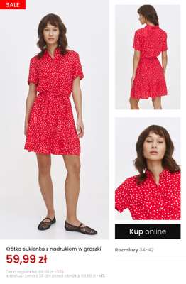 Top Secret - gazetka promocyjna Sukienki z wyprzedaży od 39,99 zł od piątku 03.04 do poniedziałku 13.04 - strona 6