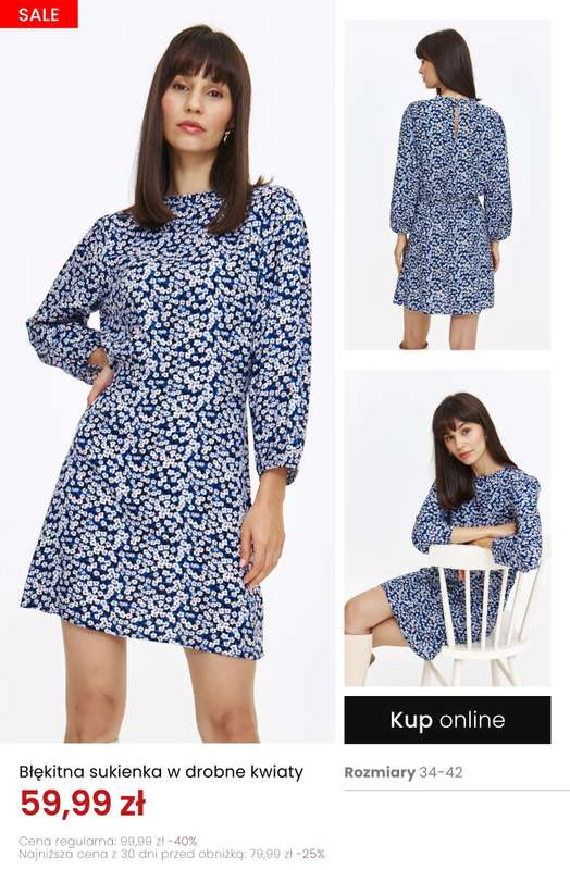 Top Secret - gazetka promocyjna Sukienki z wyprzedaży od 39,99 zł od piątku 03.04 do poniedziałku 13.04 - strona 3