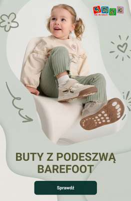 Smyk - gazetka promocyjna Buty z podeszwą Barefoot dla dzieci od soboty 04.04 