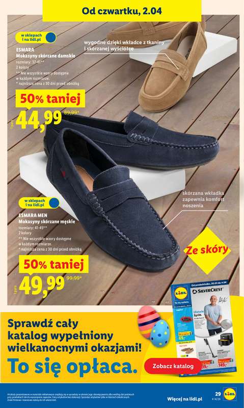 Lidl - gazetka promocyjna Oferta od czwartku od czwartku 02.04 do soboty 04.04 - strona 29