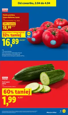 Lidl - gazetka promocyjna Oferta od czwartku od czwartku 02.04 do soboty 04.04 - strona 17