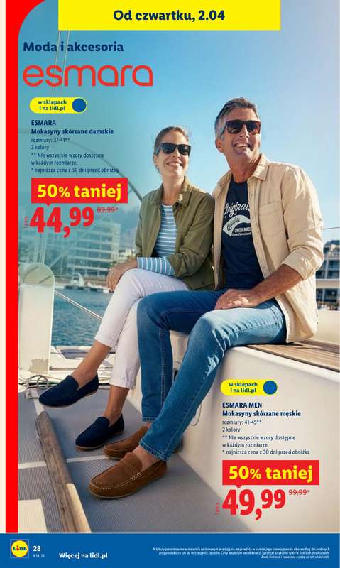 Lidl - gazetka promocyjna Oferta od czwartku od czwartku 02.04 do soboty 04.04 - strona 28