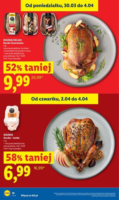 Lidl - gazetka promocyjna Oferta od czwartku od czwartku 02.04 do soboty 04.04 - strona 10