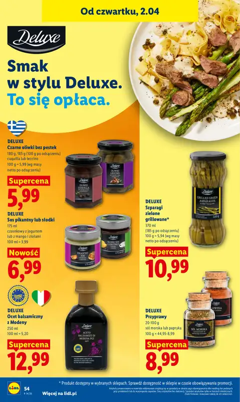 Lidl - gazetka promocyjna Oferta od czwartku od czwartku 02.04 do soboty 04.04 - strona 60