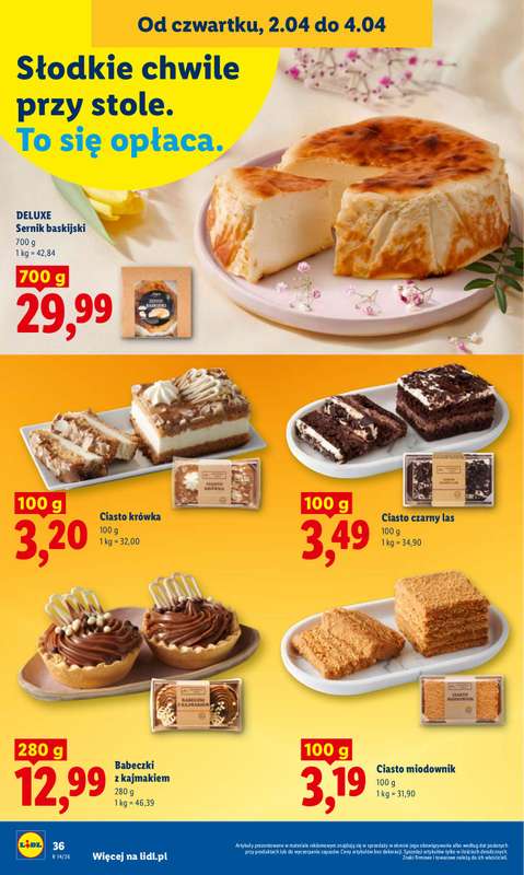 Lidl - gazetka promocyjna Oferta od czwartku od czwartku 02.04 do soboty 04.04 - strona 40