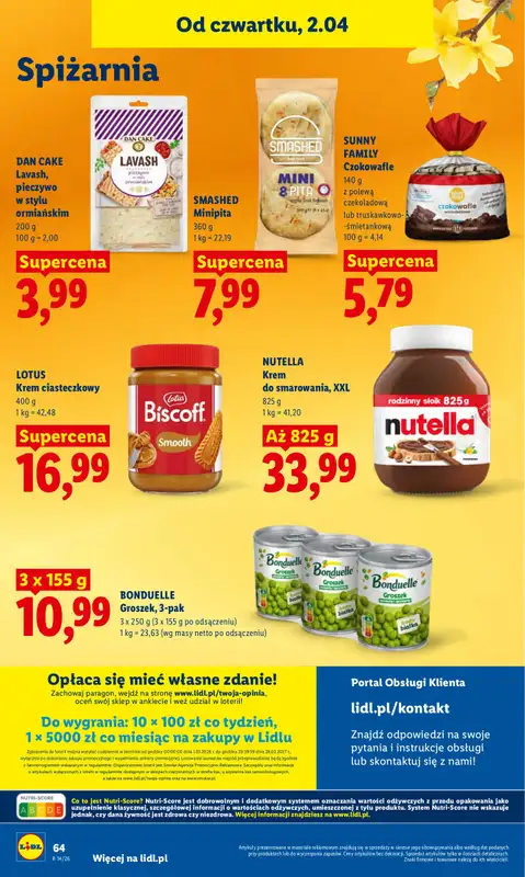 Lidl - gazetka promocyjna Oferta od czwartku od czwartku 02.04 do soboty 04.04 - strona 70
