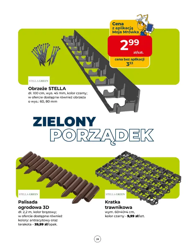 PSB Mrówka - gazetka promocyjna Gazetka od czwartku 09.04 do soboty 18.04 - strona 24