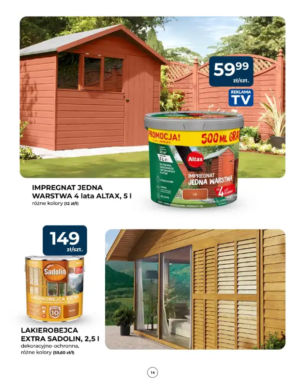 PSB Mrówka - gazetka promocyjna Gazetka od czwartku 09.04 do soboty 18.04 - strona 14