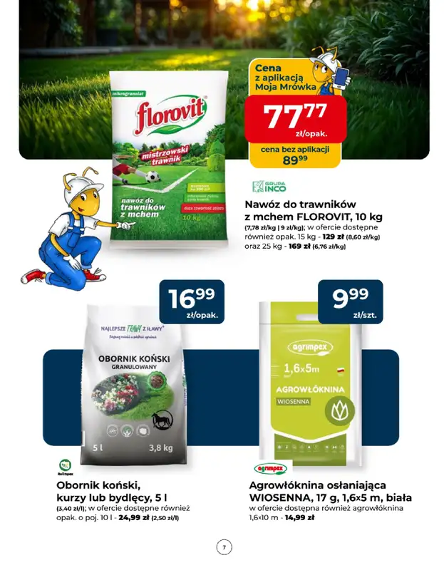 PSB Mrówka - gazetka promocyjna Gazetka od czwartku 09.04 do soboty 18.04 - strona 7