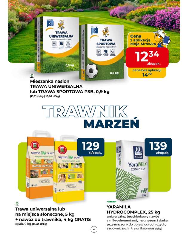 PSB Mrówka - gazetka promocyjna Gazetka od czwartku 09.04 do soboty 18.04 - strona 6