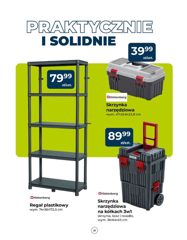 PSB Mrówka - gazetka promocyjna Gazetka od czwartku 09.04 do soboty 18.04 - strona 20