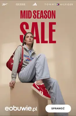 eobuwie.pl - gazetka promocyjna MID SEASON SALE od piątku 03.04 