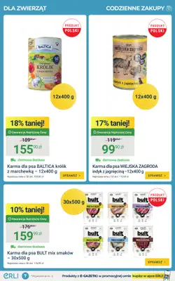ERLI - gazetka promocyjna Codzienne zakupy taniej do – 80% na ERLI! od poniedziałku 06.04 do niedzieli 12.04 - strona 7