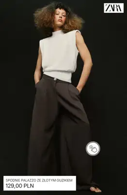 Zara - gazetka promocyjna Spodnie damskie od soboty 04.04  - strona 4