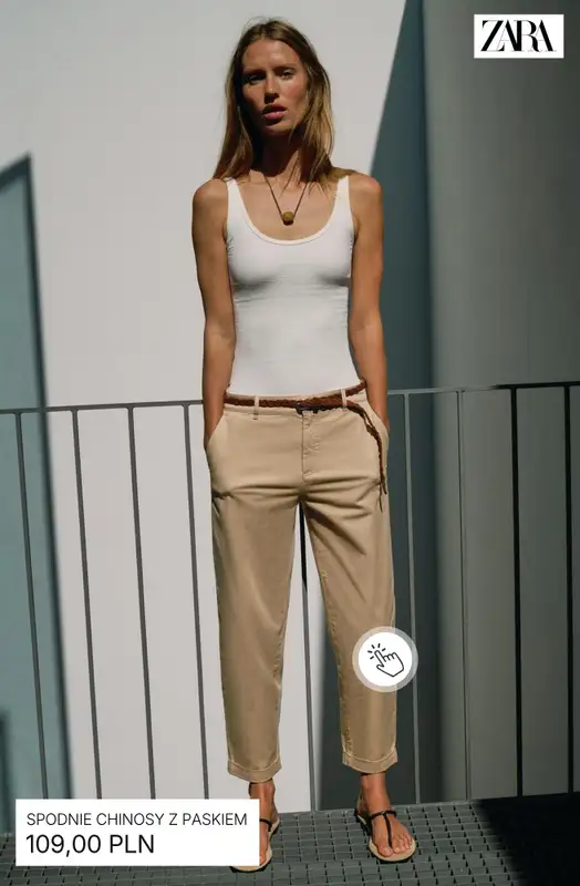 Zara - gazetka promocyjna Spodnie damskie od soboty 04.04  - strona 6