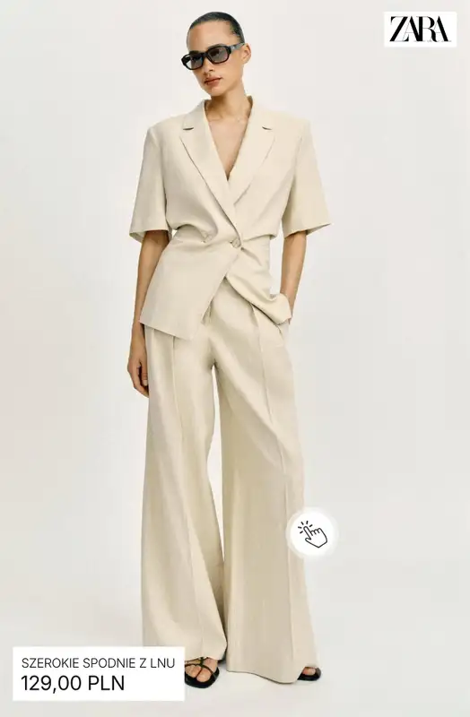 Zara - gazetka promocyjna Spodnie damskie od soboty 04.04  - strona 2