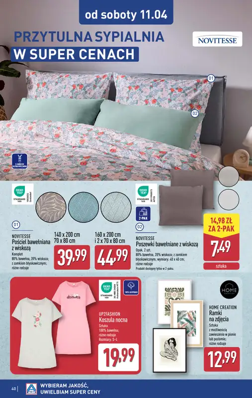 Aldi - gazetka promocyjna Pełny katalog! od wtorku 07.04 do soboty 11.04 - strona 40