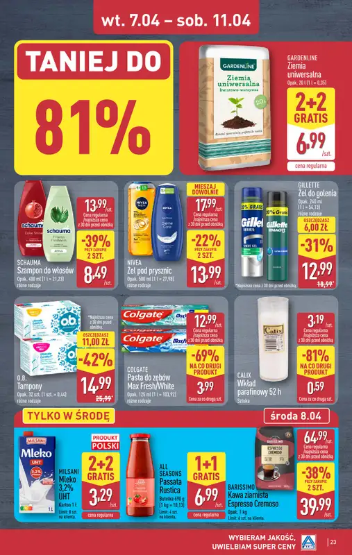 Aldi - gazetka promocyjna Pełny katalog! od wtorku 07.04 do soboty 11.04 - strona 23