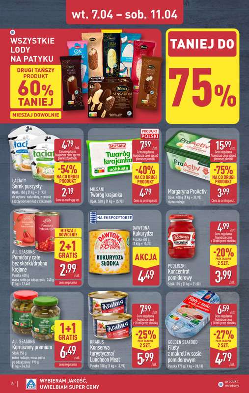 Aldi - gazetka promocyjna Pełny katalog! od wtorku 07.04 do soboty 11.04 - strona 8
