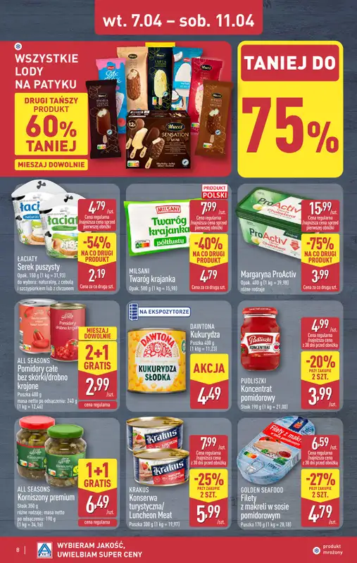 Aldi - gazetka promocyjna Pełny katalog! od wtorku 07.04 do soboty 11.04 - strona 8