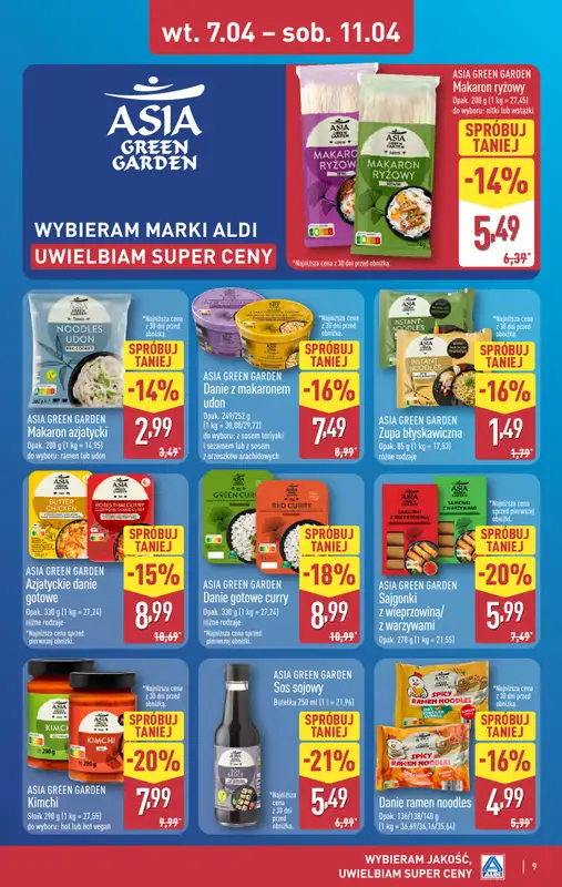 Aldi - gazetka promocyjna Pełny katalog! od wtorku 07.04 do soboty 11.04 - strona 9