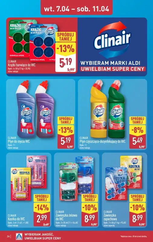 Aldi - gazetka promocyjna Pełny katalog! od wtorku 07.04 do soboty 11.04 - strona 24