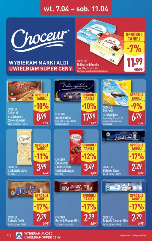 Aldi - gazetka promocyjna Pełny katalog! od wtorku 07.04 do soboty 11.04 - strona 12