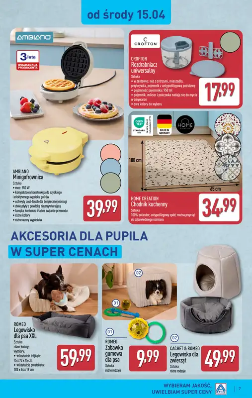 Aldi - gazetka promocyjna Aldi ma to coś! od środy 15.04 do soboty 18.04 - strona 7