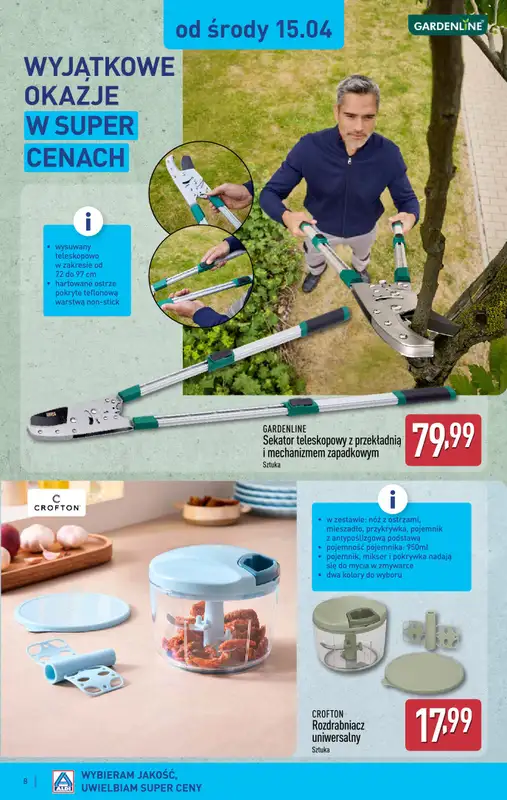 Aldi - gazetka promocyjna Aldi ma to coś! od środy 15.04 do soboty 18.04 - strona 8