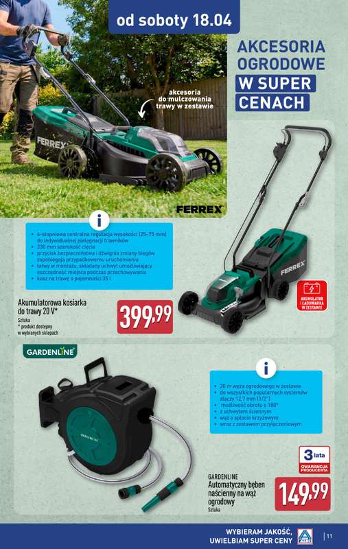 Aldi - gazetka promocyjna Aldi ma to coś! od środy 15.04 do soboty 18.04 - strona 11