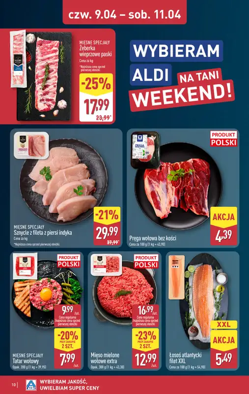 Aldi - gazetka promocyjna Weekend super cen w Aldi! od czwartku 09.04 do soboty 11.04 - strona 10